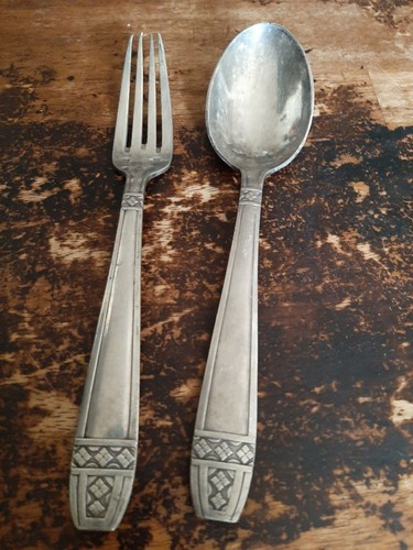 Grande cuillere fourchette - cuillere, et