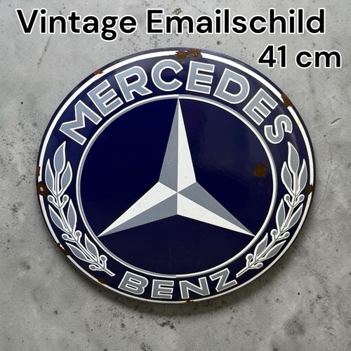 Vintage mercedes benz plaque - mercedes,
