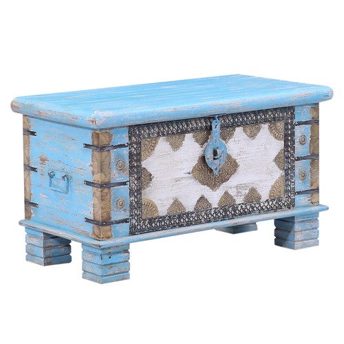 Table basse coffre boho - table,