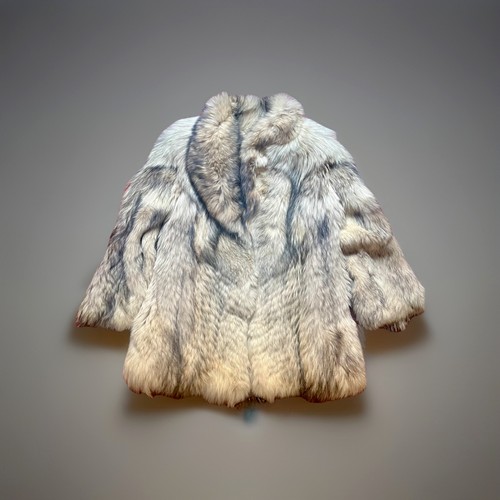 Silver fox fur - fur, manteau