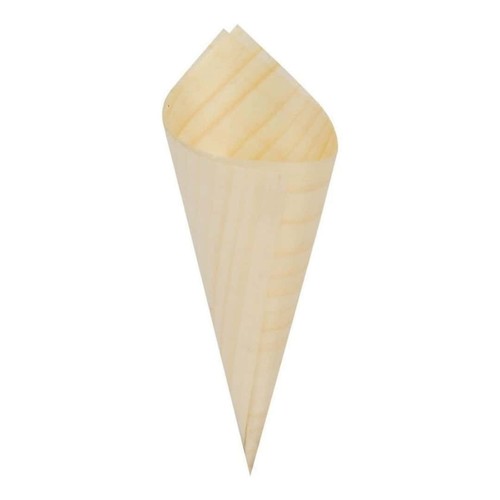 Cônes pour frites bois - pour,
