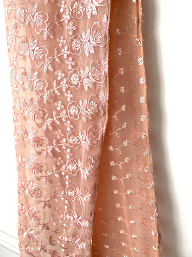 Foulard dentelle deux côtés - deux,