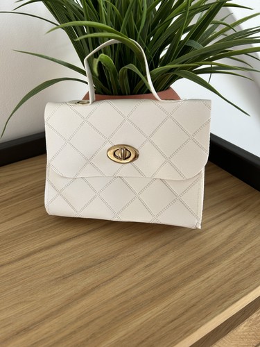 Sac main blanc femme - a,