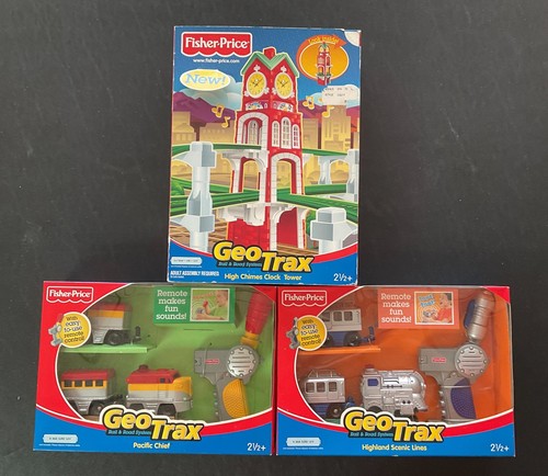 Geotrax train lot high chimes - geotrax,