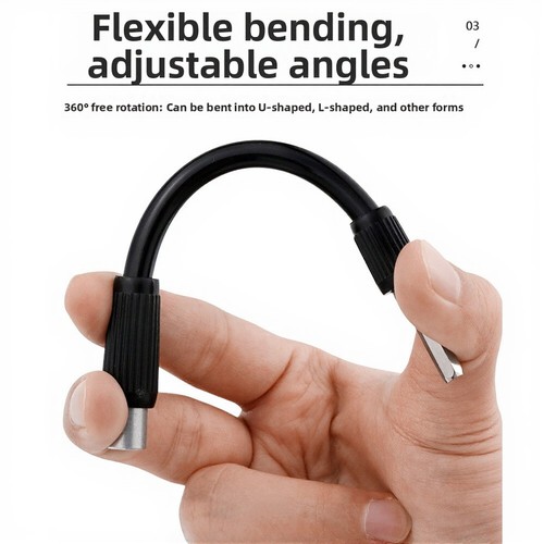 Arbre flexible avec - , rotation