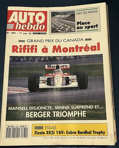 Auto hebdo autohebdo 834 17 - auto, du