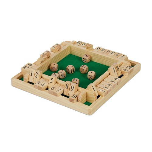 Shut the box jeu dés - shut, 10