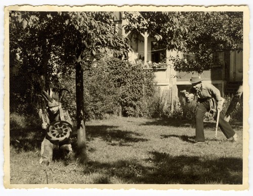 Portrait famille jeu indien