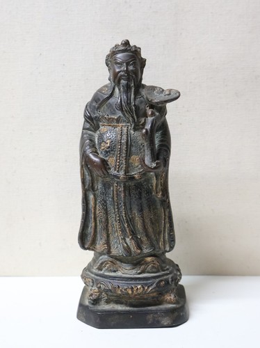 Ancienne statuette bronze - statuette,