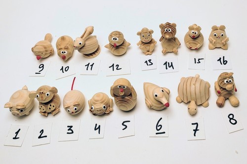 Animaux bois bibelots - animaux,