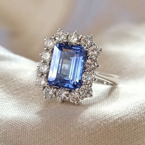 Bague fiançailles halo - de,