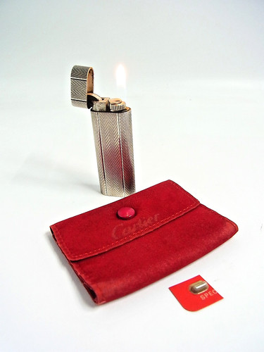 Briquet gaz cartier - briquet,