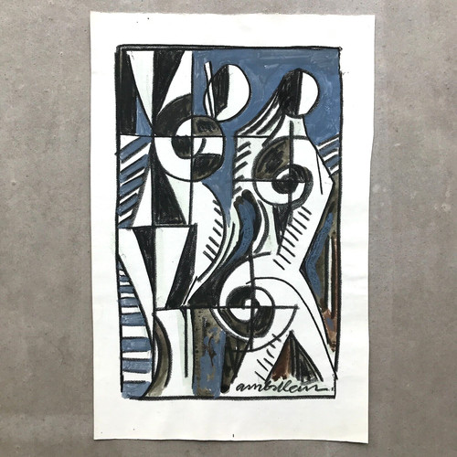 Cubisme couple aspirant - couple,