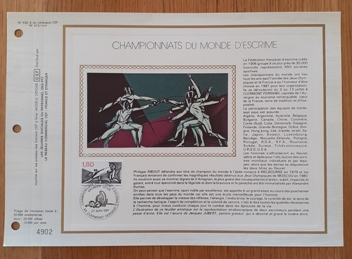 Feuillet cef 1er jour - cef,