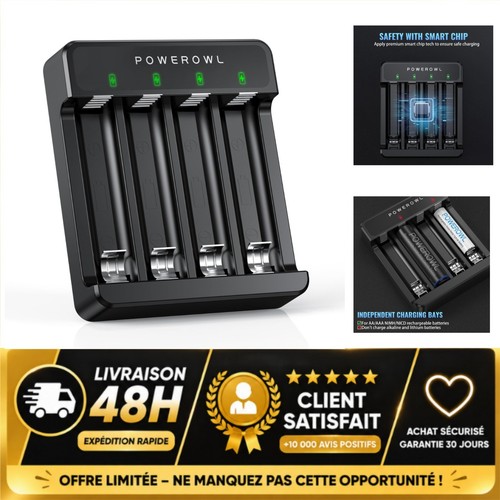 Powerowl chargeur piles - powerowl,