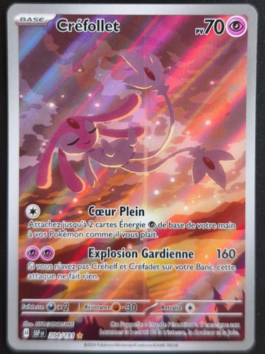 Carte pokémon créfollet - carte,