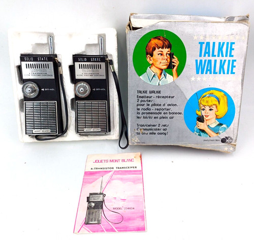 Ancien jouet mont - blanc, talkie
