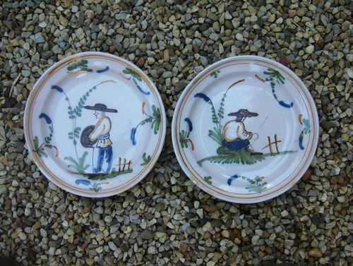 Belle paire assiettes au - belle, d'assiettes