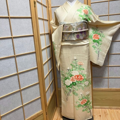 8454 kimono japonais - 8454#, vintage