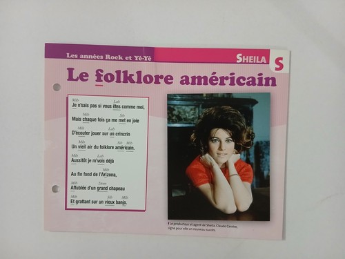 Carte fiche sheila le - carte,