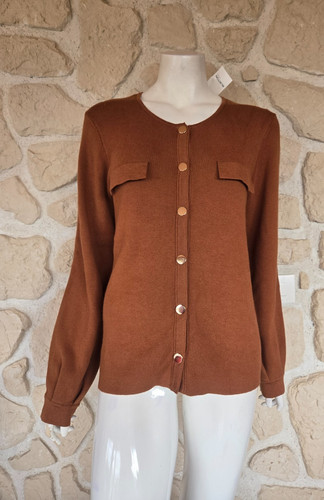 Cardigan marron pacey taille - marron,