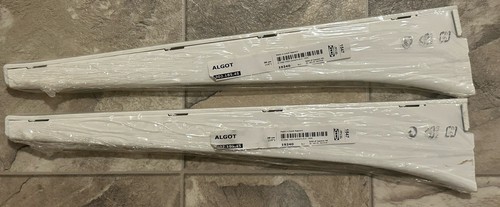 Ikea algot white steel shelf - 2,