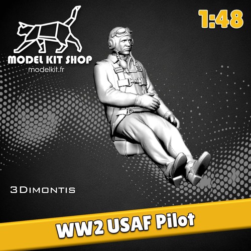 Figurine ww2 pilote - -,