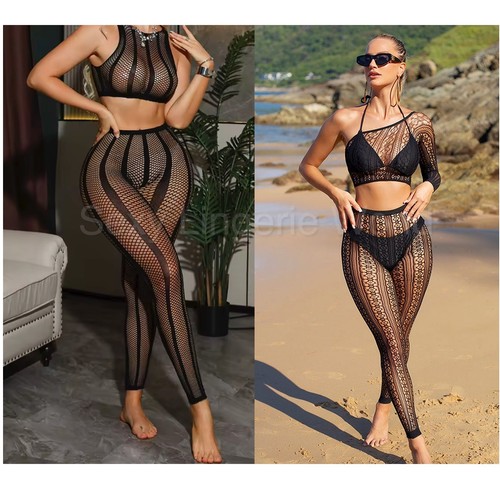 Ensemble lingerie résille - ensemble,
