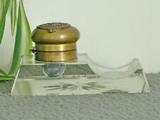 ANCIEN ENCRIER EN CRISTAL