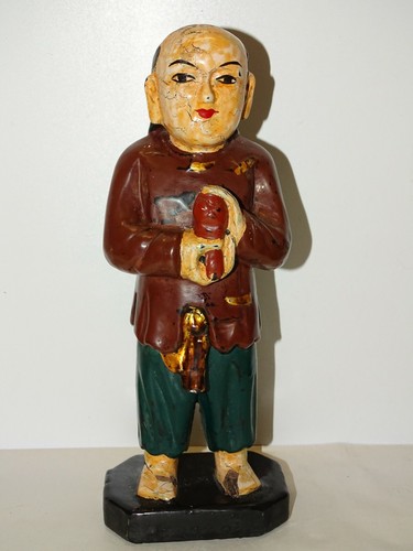 Ancienne statue bois - ancienne,