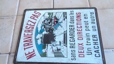 Plaque peinte reedition - , sncf