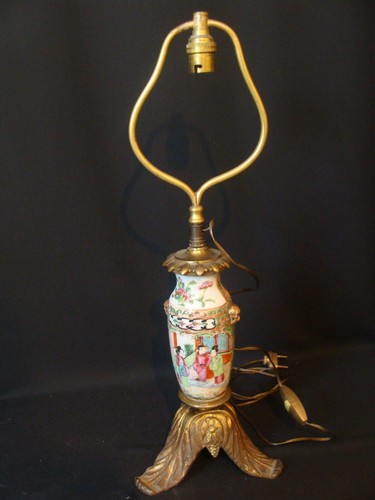 Lampe chinoise porcelaine