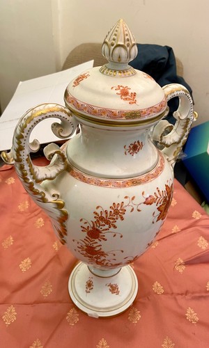 Vase amphore herend - vase, porcelaine