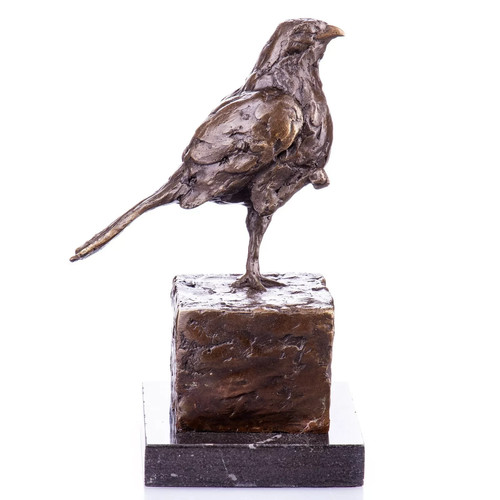Sculpture oiseau bronze - d'oiseau,