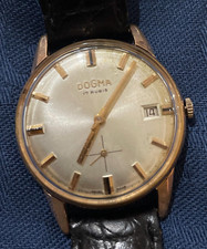 Dogma Vintage Swiss Made Gold Plated G 10 micron