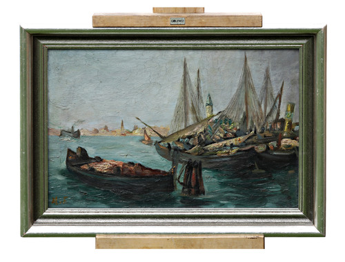 Tableau original signé huile - tableau,