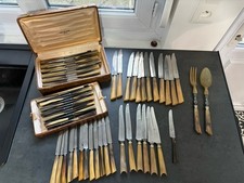 LOT ANCIENS COUTEAUX DE TABLE