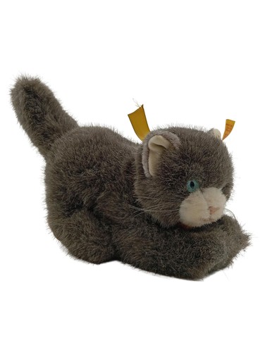 Steiff chat peluche - peluche, gris