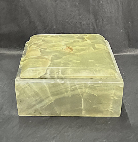 Ancien socle onyx vert pour - ancien,