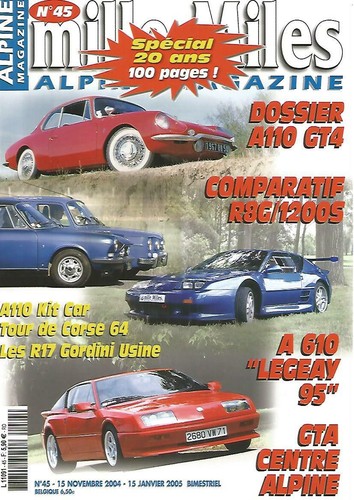 Mille miles a110 gt4 - mille,