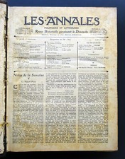 Revue Les Annales Politiques