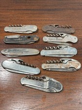 Lot 9 Anciens Couteaux Pliants en Etat (L36)