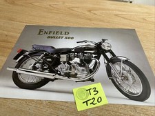 Royal Enfield Bullet 350 500 moto prospectus catalogue publicité brochure