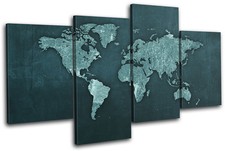 World Atlas Antique Vintage