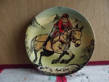 assiette ancienne peint à la