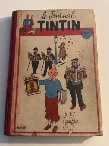 Tintin reliure recueil 1 - tintin,