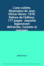 L'ane culotte. Illustration de