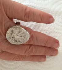 BAGUE "EMPREINTE"/ METAL