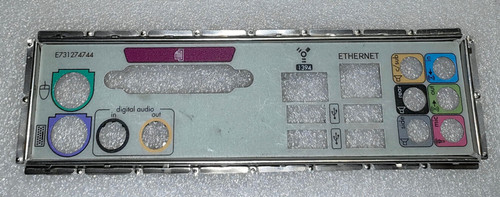 Shield plaque arrière - i/o,