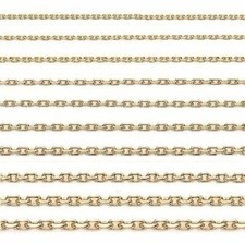 ☆☆Chaîne PLAQUE OR maille